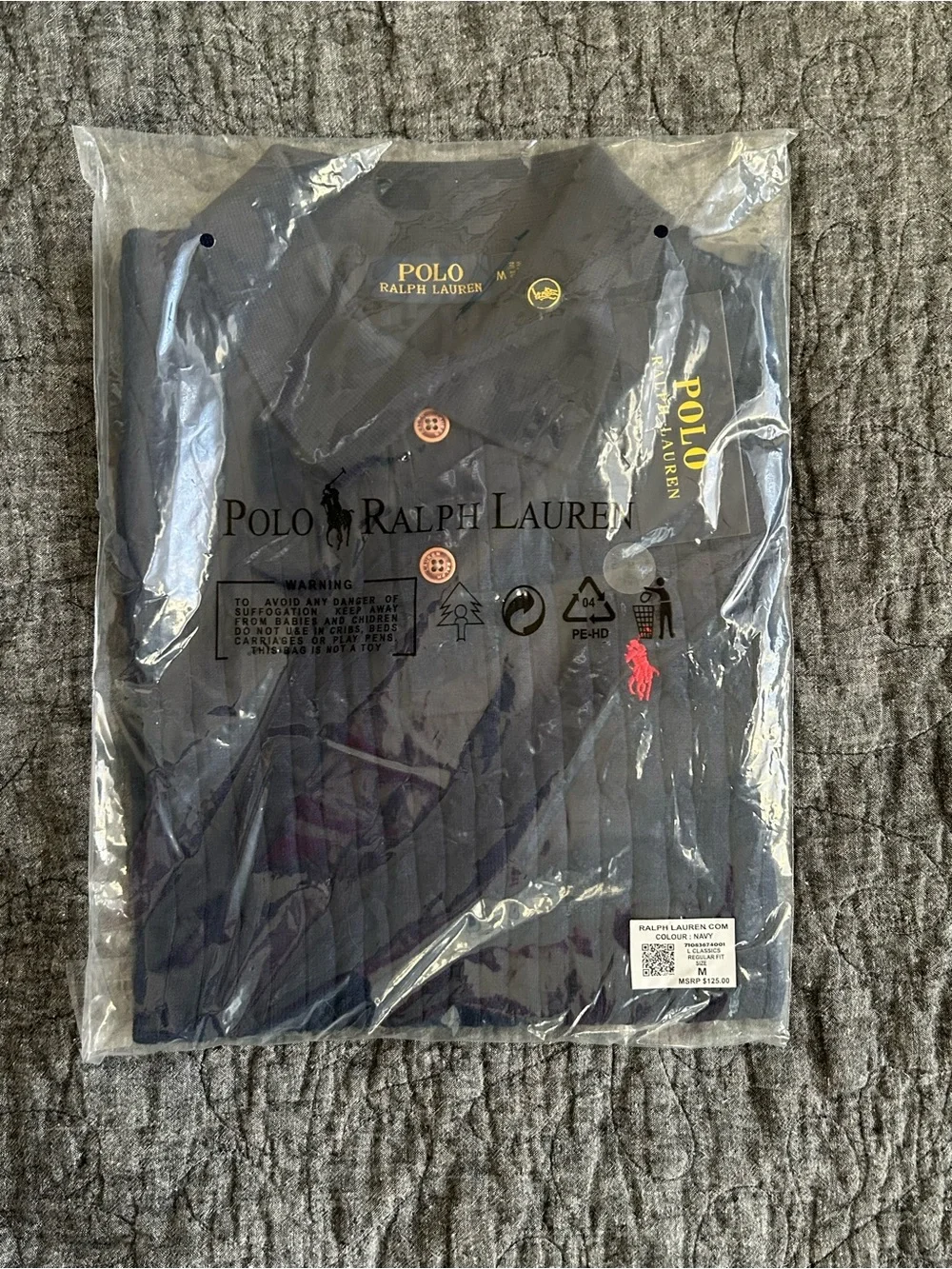 Ralph Lauren navy cable